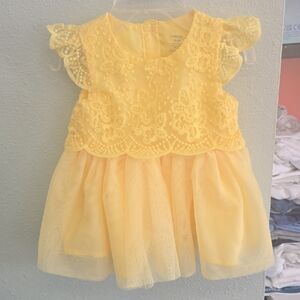 George Yellow Lace Formal Dress for Kids
